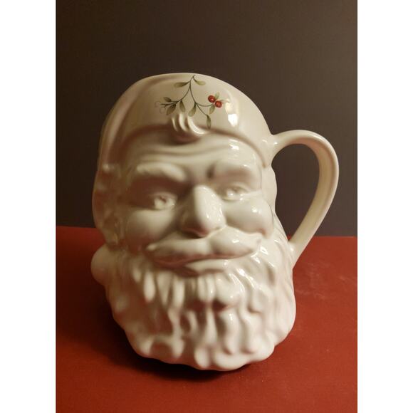 Vintage Pfaltzgraff Winterberry Sant Claus Toby Mug - Picture 1 of 4